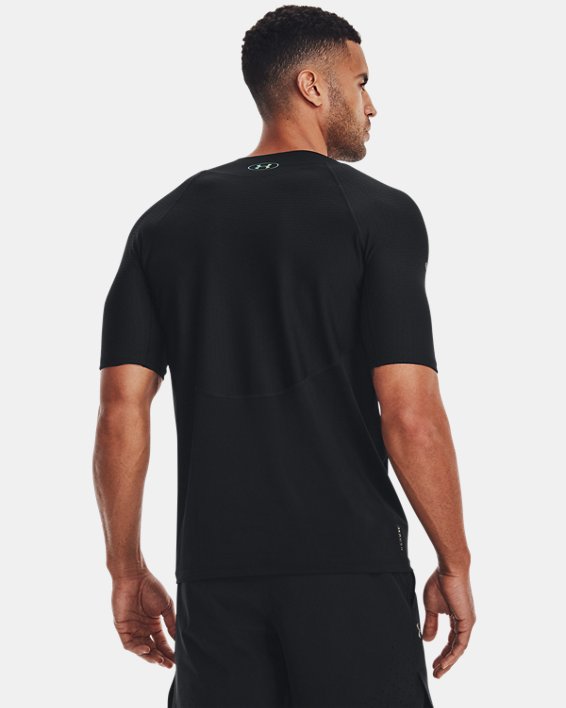 Men's UA RUSH™ SmartForm Short Sleeve, Black, pdpMainDesktop image number 1
